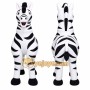 Zebra Mascot Costume for Adults Custom Logo Party Character Suit