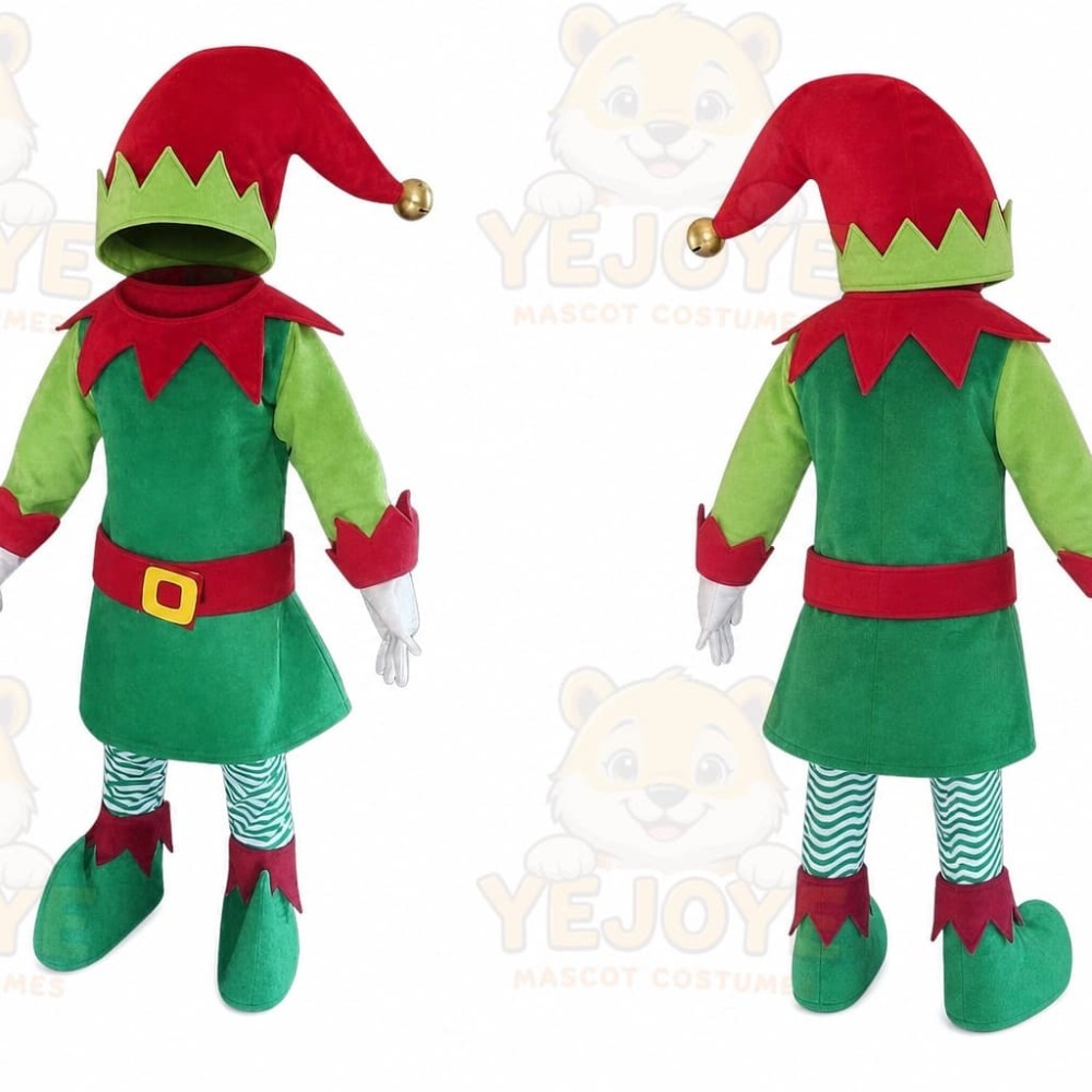 Elf Mascot Costume for Adults Custom Logo Party Character Suit