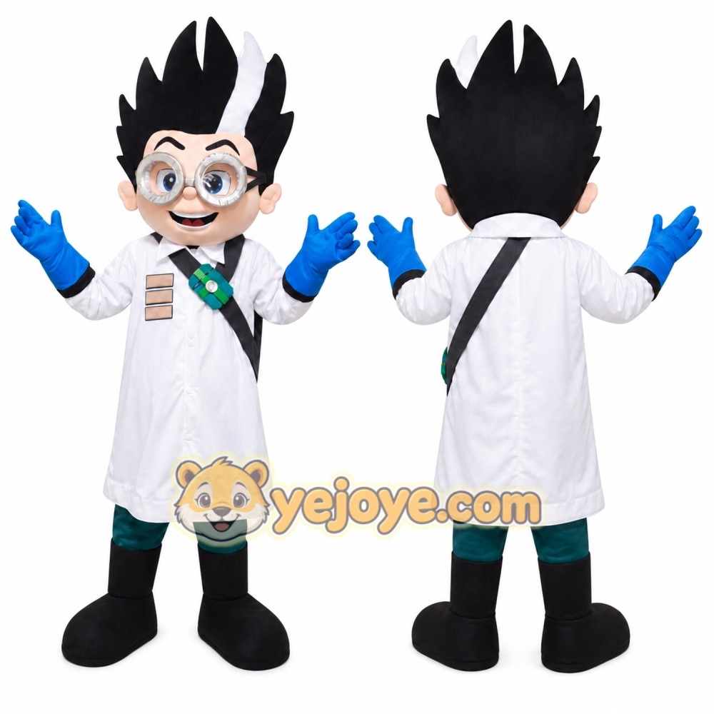 Scientist Mascot Costume for Adults Custom Logo Party Character Suit Scientist Mascot Costume for Adults Custom Logo Party Character Suit
