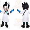 Scientist Mascot Costume for Adults Custom Logo Party Character Suit
