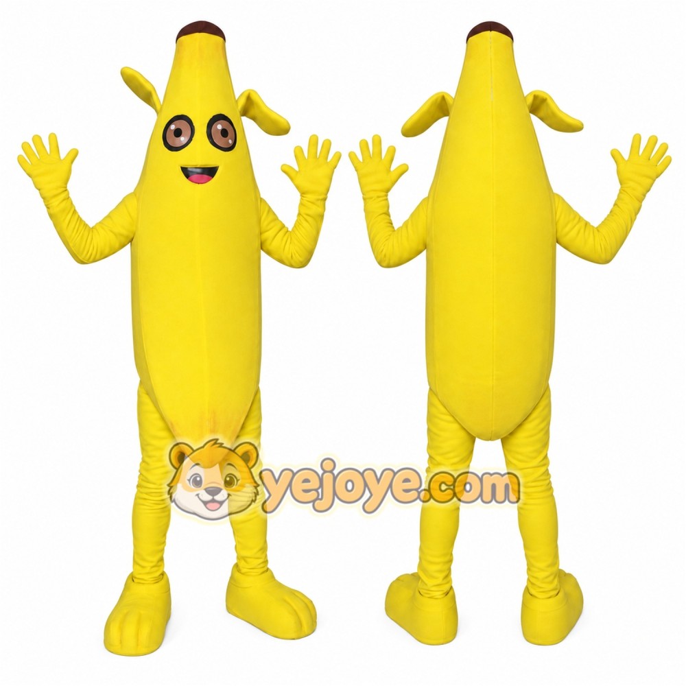 Banana Mascot Costume for Adults Custom Logo Party Character Suit Banana Mascot Costume for Adults Custom Logo Party Character Suit