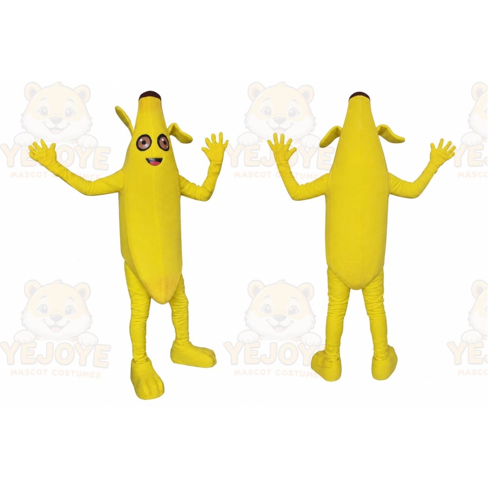 Banana Mascot Costume for Adults Custom Logo Party Character Suit