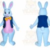 Rabbit Mascot Costume for Adults Custom Logo Party Character Suit