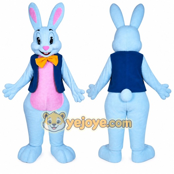 Rabbit Mascot Costume for Adults Custom Logo Party Character Suit