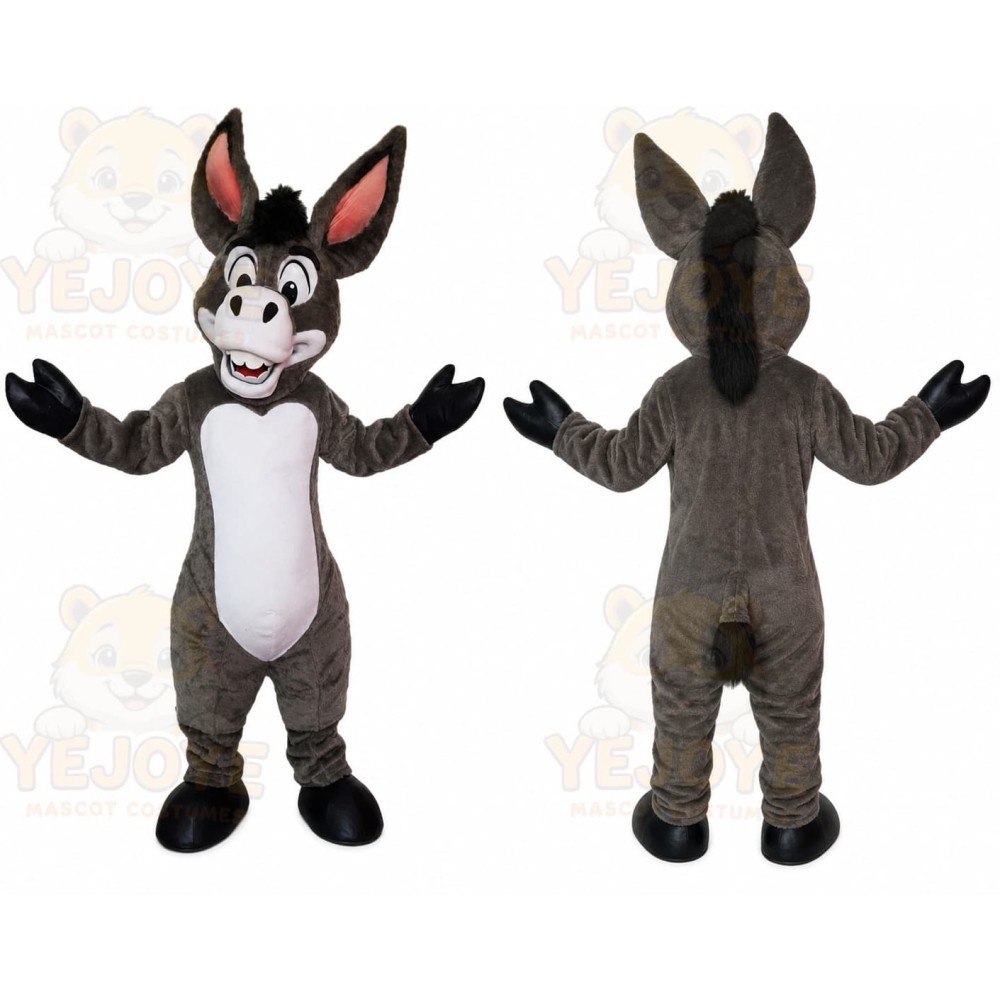 Donkey Mascot Costume for Adults Custom Logo Party Character Suit