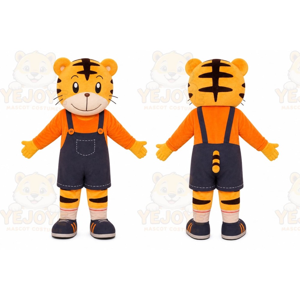 Tiger Mascot Costume for Adults Custom Logo Party Character Suit