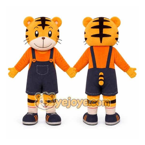 Tiger Mascot Costume for Adults Custom Logo Party Character Suit