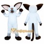 Cat Mascot Costume for Adults Custom Logo Party Character Suit