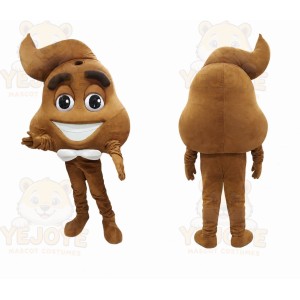 Poop Mascot Costume for Adults Custom Logo Party Character Suit