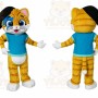Cat Mascot Costume for Adults Custom Logo Party Character Suit