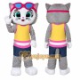 Cat Mascot Costume for Adults Custom Logo Party Character Suit