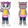 Cat Mascot Costume for Adults Custom Logo Party Character Suit
