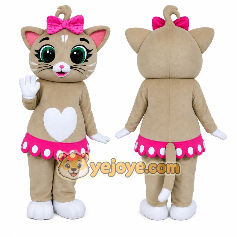 Cat Mascot Costume for Adults Custom Logo Party Character Suit Cat Mascot Costume for Adults Custom Logo Party Character Suit