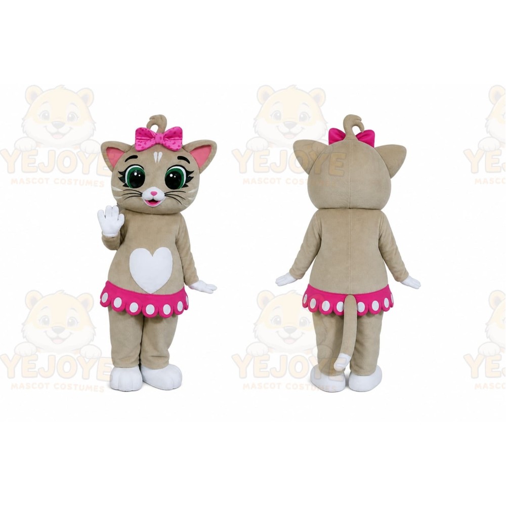 Cat Mascot Costume for Adults Custom Logo Party Character Suit