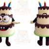 Cake Mascot Costume for Adults Custom Logo Party Character Suit