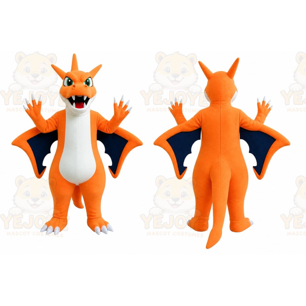 Dragon Mascot Costume for Adults Custom Logo Party Character Suit