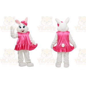 Rabbit Mascot Costume for Adults Custom Logo Party Character Suit