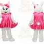 Rabbit Mascot Costume for Adults Custom Logo Party Character Suit