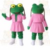 Frog Mascot Costume for Adults Custom Logo Party Character Suit