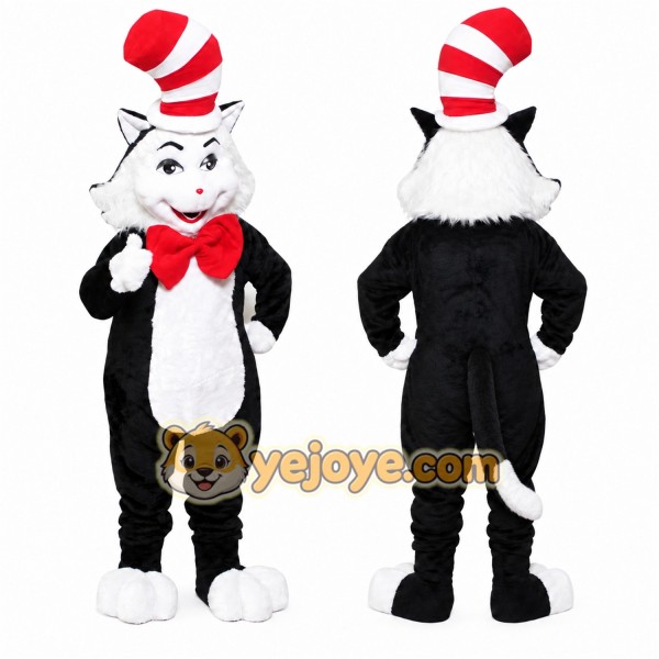 Cat Mascot Costume for Adults Custom Logo Party Character Suit