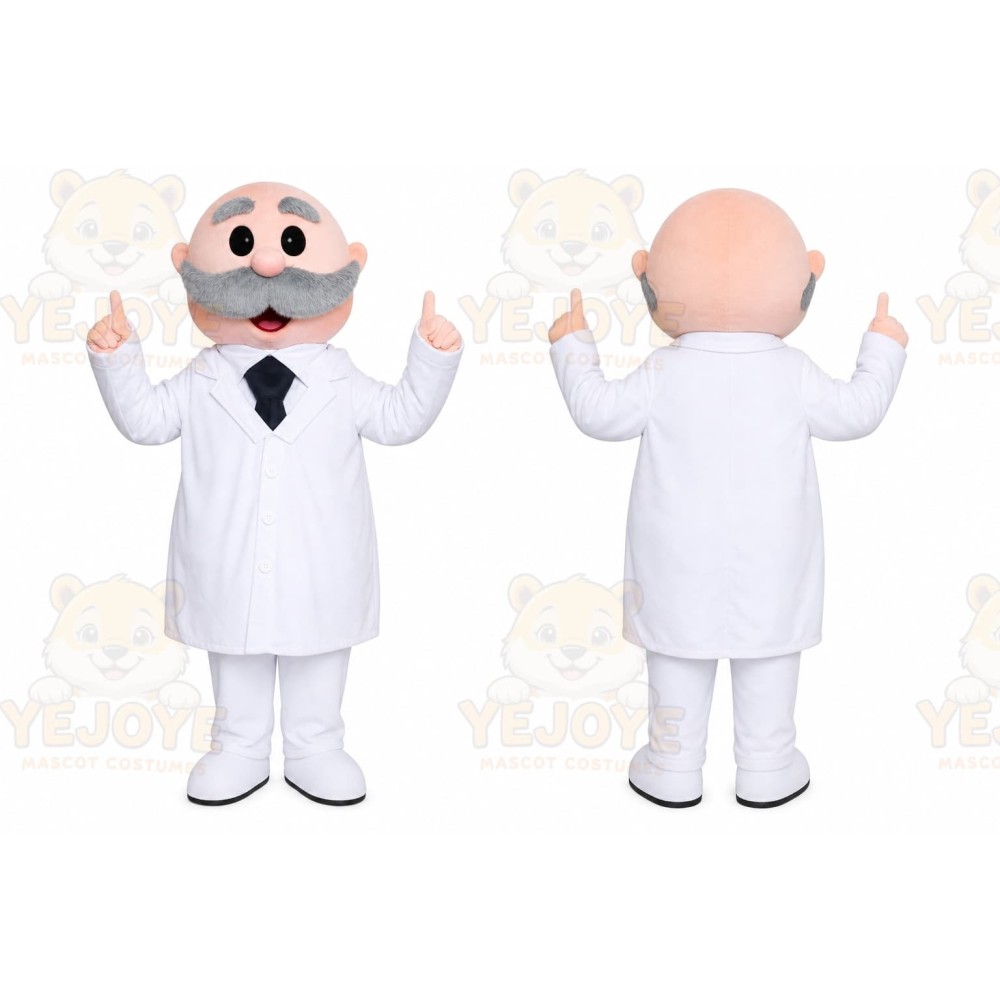 Doctor Mascot Costume for Adults Custom Logo Party Character Suit