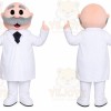 Doctor Mascot Costume for Adults Custom Logo Party Character Suit