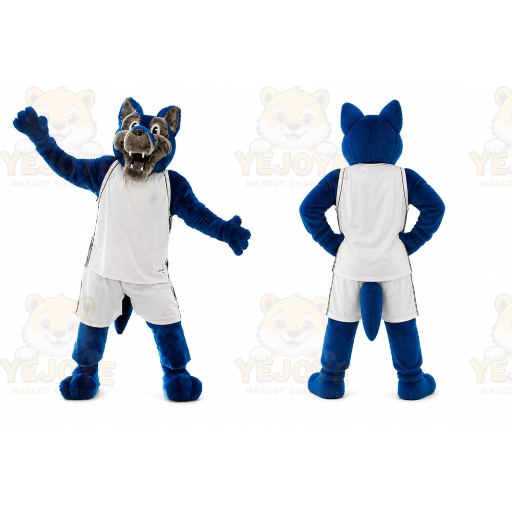 Wolf Mascot Costume for Adults Custom Logo Party Character Suit
