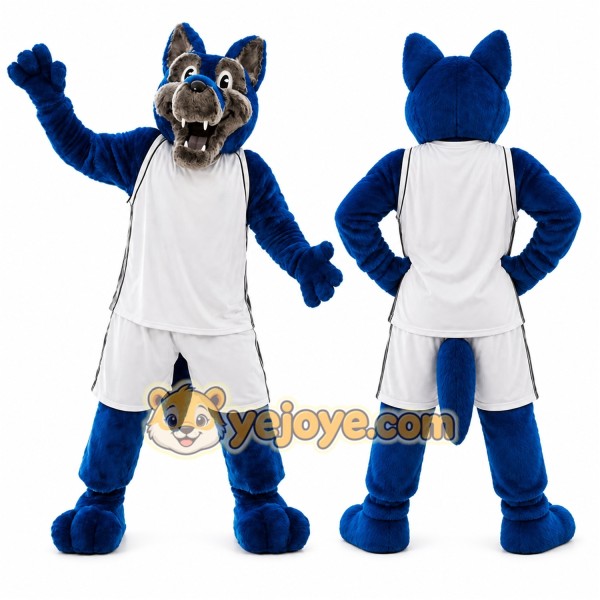 Wolf Mascot Costume for Adults Custom Logo Party Character Suit