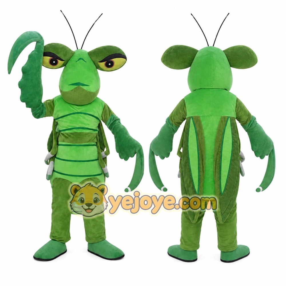 Grasshopper Mascot Costume for Adults Custom Logo Party Character Suit Grasshopper Mascot Costume for Adults Custom Logo Party Character Suit