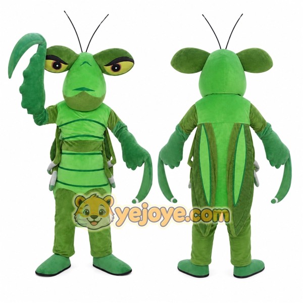 Grasshopper Mascot Costume for Adults Custom Logo Party Character Suit