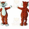 Tiger Mascot Costume for Adults Custom Logo Party Character Suit