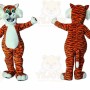 Tiger Mascot Costume for Adults Custom Logo Party Character Suit