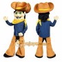 Cowboy Mascot Costume for Adults Custom Logo Party Character Suit