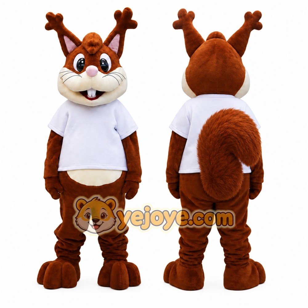 Squirrel Mascot Costume for Adults Custom Logo Party Character Suit
