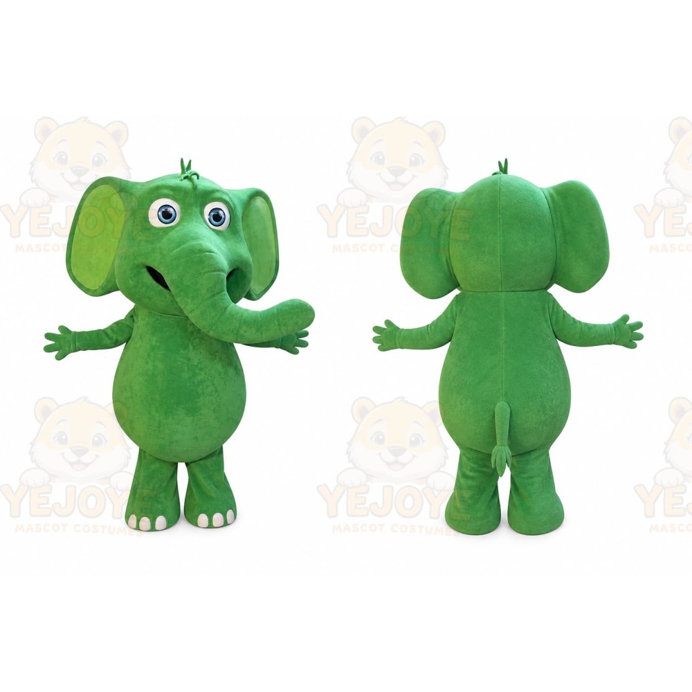Elephant Mascot Costume for Adults Custom Logo Party Character Suit