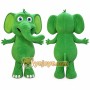 Elephant Mascot Costume for Adults Custom Logo Party Character Suit