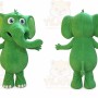Elephant Mascot Costume for Adults Custom Logo Party Character Suit