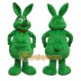Rabbit Mascot Costume for Adults Custom Logo Party Character Suit