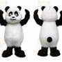 Panda Mascot Costume for Adults Custom Logo Party Character Suit