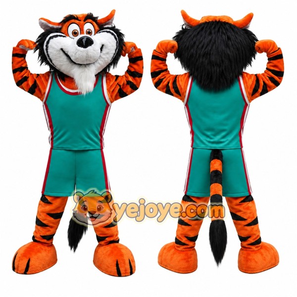 Tiger Mascot Costume for Adults Custom Logo Party Character Suit