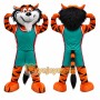Tiger Mascot Costume for Adults Custom Logo Party Character Suit
