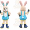 Rabbit Mascot Costume for Adults Custom Logo Party Character Suit