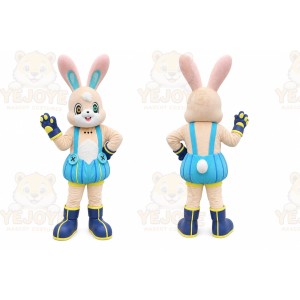 Rabbit Mascot Costume for Adults Custom Logo Party Character Suit