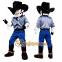 Cowboy Mascot Costume for Adults Custom Logo Party Character Suit
