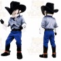 Cowboy Mascot Costume for Adults Custom Logo Party Character Suit