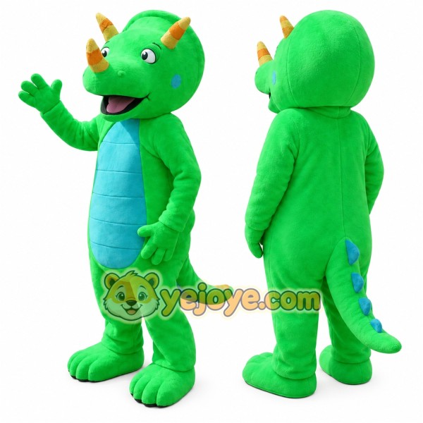 Dinosaur Mascot Costume for Adults Custom Logo Party Character Suit