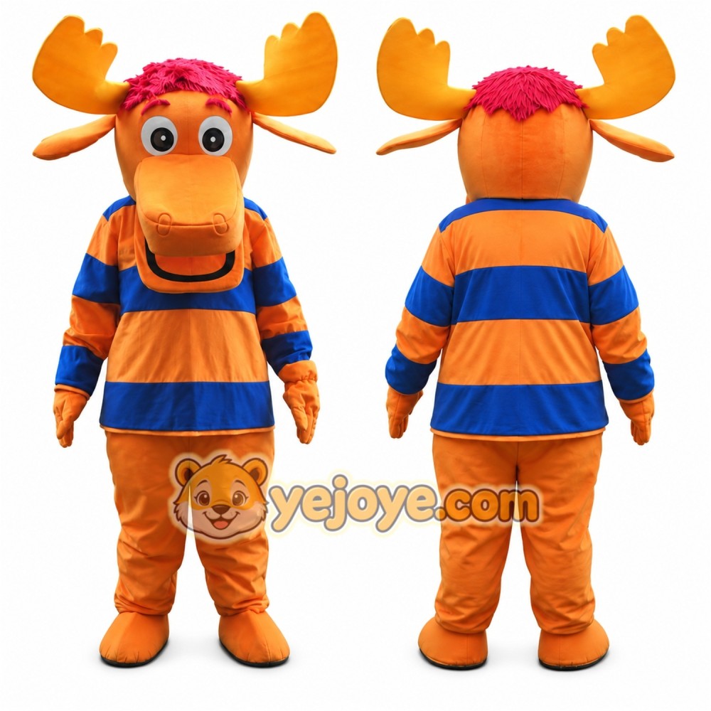 Moose Mascot Costume for Adults Custom Logo Party Character Suit