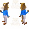Horse Mascot Costume for Adults Custom Logo Party Character Suit