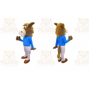 Horse Mascot Costume for Adults Custom Logo Party Character Suit