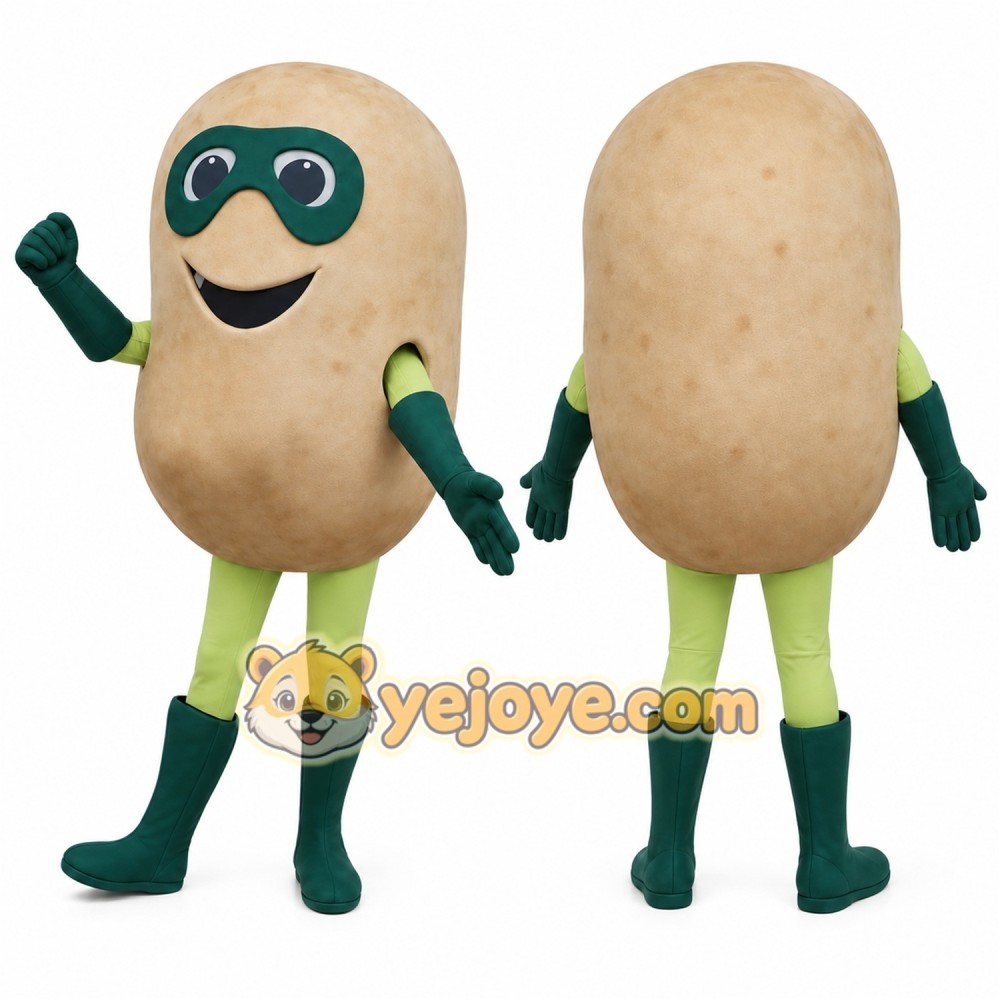 Bean Mascot Costume for Adults Custom Logo Party Character Suit Bean Mascot Costume for Adults Custom Logo Party Character Suit
